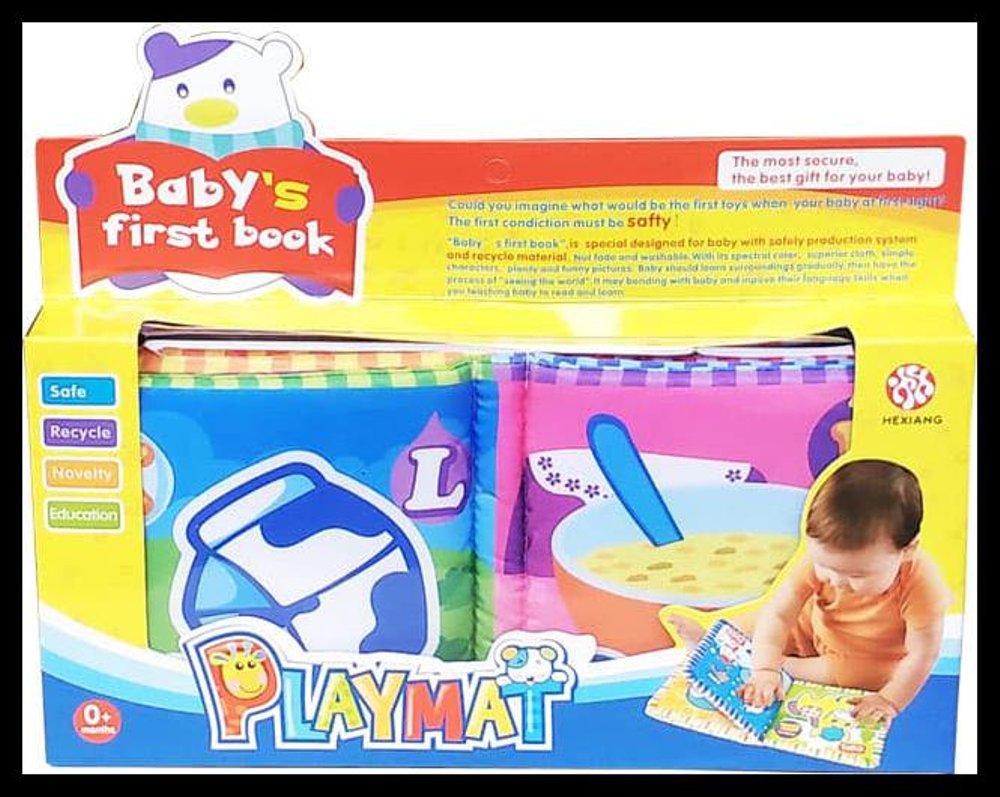 Hexiang Baby's First Book Letters Let's Learn 0+ Months RRP £7.99 CLEARANCE XL 59p or 2 for £1